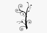 Branch Vine Swirl Clip Art - Tree Branch Clip Art , Free Tra