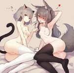 Cat girl vs Fox Girl - NudeCosplayGirls.com