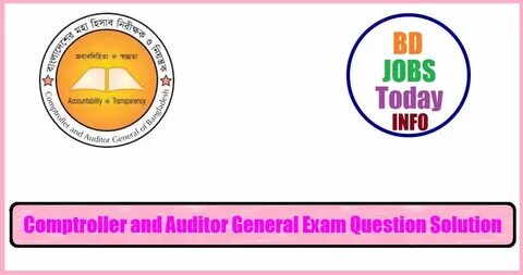 CAG Exam Question Solution 2022 - Job Question Bank BD