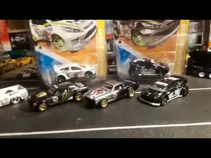 Let's check out some custom Ken Block Hot Wheels and a custo