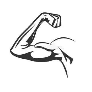 Bodybuilder Strongman Sportsman. Finteen Center Emblem Logo 