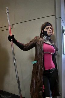 Femy LaBelle Lucid in her new Rule 63 version of Gambit. I. 