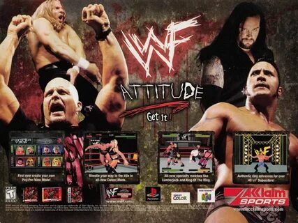 Nintendo64EVER - Advertisings of the game WWF Attitude on Ni