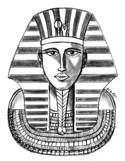 Tutankhamun Mask Drawing at PaintingValley.com Explore colle