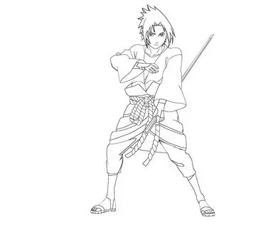 Sasuke coloring pages - Free printable coloring pages