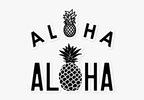 Aloha Tribe Hawaii Pineapples Stickers , Free Transparent Cl