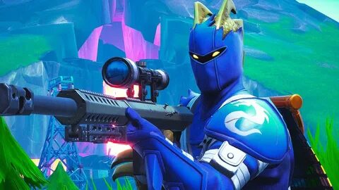 Fortnite - Blue Stage 2 HYBRID Skin & Weapon Wrap Combos! - 