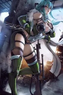 Sinon (GGO) - Asada Shino - Image #2704071 - Zerochan Anime 