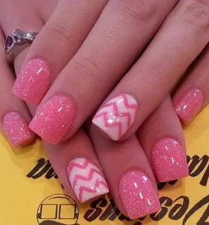 Glitter Hot Pink Nail Designs / If pink nails attract you li