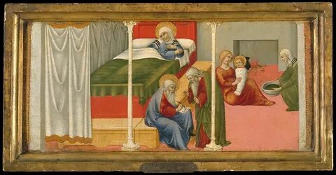 Sano di Pietro (Ansano di Pietro di Mencio) The Birth and Na
