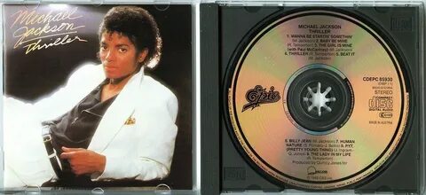 MICHAEL JACKSON Thriller 1982 CD 1pr, w NEU Beat It NO REMAS