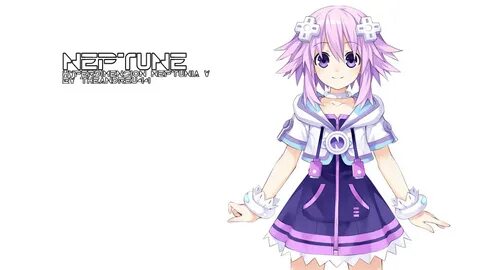 Hyperdimension Neptunia V Neptune Render by TheAndreu44 on D