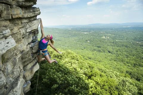 This Ivy League Student Moonlights as a Competitive Climber 