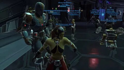 SWTOR Twi'lek Dancing For the Stars! - YouTube