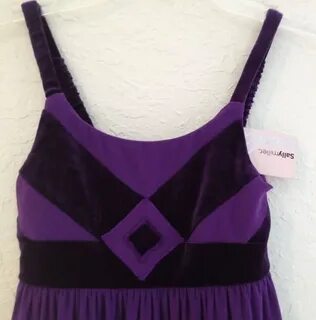 Платье Sally Miller Couture GIRLS Dress VELVET DRESSY PURPLE