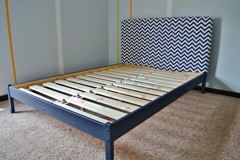 diy bed frame from Ikea nieuwe kamer