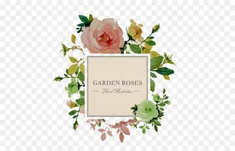 Wedding Card Flower Border png download - 800*711 - Free Tra