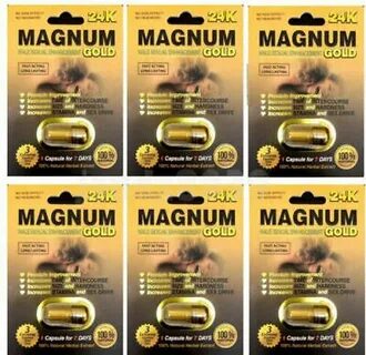6x таблетки Magnum золото 24K сексуальной производительности