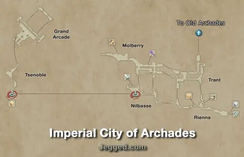 Final Fantasy XII Map of the Imperial City of Archades - Jeg