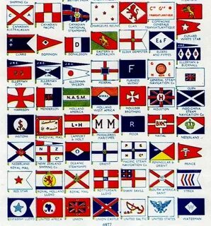 Nautical print of OCEAN FLAGS of SHIPS boat by theStoryOfVin