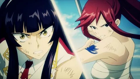 Fairy Tail 2014 ＡＭＶ"Erza vs Kagura"- Full Battle - YouTube