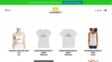 camversity.myshopify.com - Camversity Store - Camversity Mys