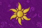 sun lantern template ... sun symbol that Rapunzel remembers 