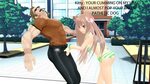 Sexy Anime Kitty VS Ray Ballbusting Ryona MMD 11 by MrDagger