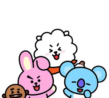 freetoedit bt21 bts cooky shooky sticker by @karyn_naes