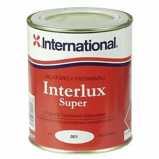 Эмаль быстросохнущая глянцевая белая International Interlux 