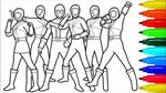 Power Rangers Samurai Wild Force Coloring Pages Colouring Pa
