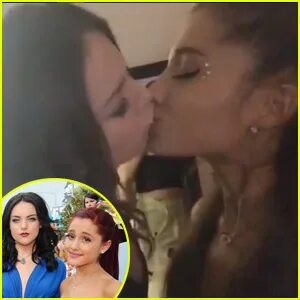 Ariana Grande Kisses Pal Liz Gillies in Video Posted by Mist