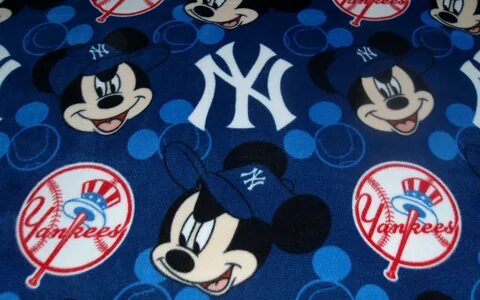 Mickey mouse flannel Fabric