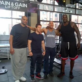 Shaq looks like he ate me, Charles, The Rock AND John Cena. 