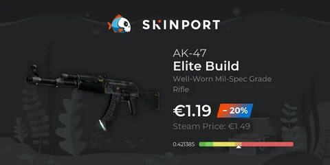 AK-47 Elite Build (Well-Worn) - CS:GO - Skinport