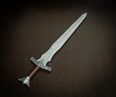 Skyrim Steel Sword Replica Elder Scroll Props Elder E74