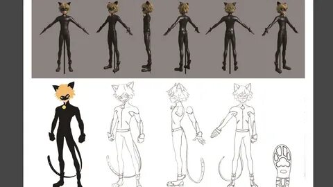 Chat Noir Concept Art - Miraculous Ladybug litrato (40501196