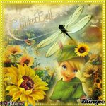 Tinkerbell Sunflowers Picture #130413389 Blingee.com