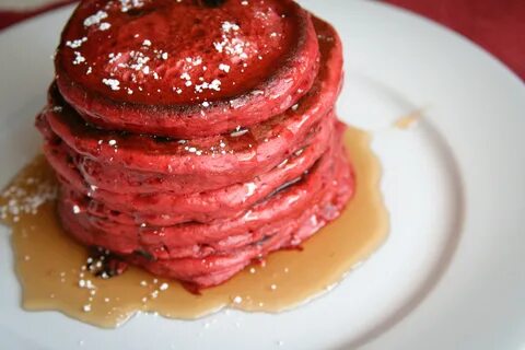 Red Velvet Pancakes Culinary Style