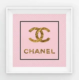 Pink coco chanel Logos