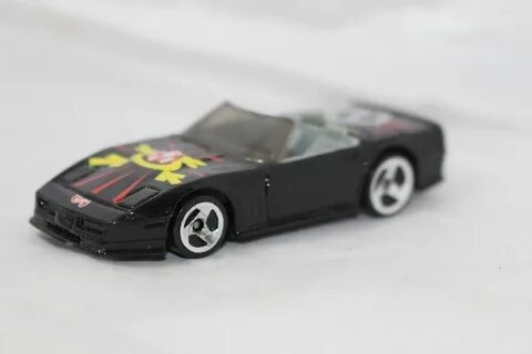 Hot Wheels *Secret Service Corvette* 1988 black loose #HotWh