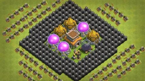Save your loot Town hall 8 Farming Base Clash of Clans 2018 