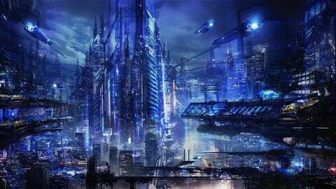 sci fi, Futuristic, City, Cities, Art, Artwork Wallpapers HD