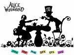 Tee Party Svg Alice in Wonder Svgalice Clipartmad Svg Etsy M