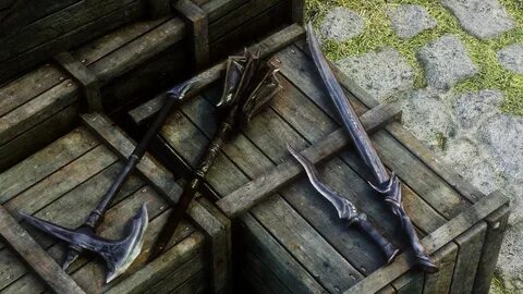 Ebony Weapons 2017 Retexture at Skyrim Nexus - Mods and Community