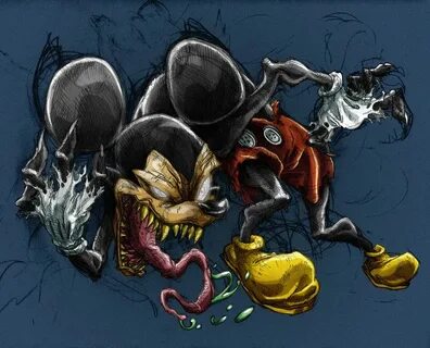 Evil Demented Mickey by SebastianvonBuchwald on deviantART C