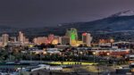 Reno City Skyline - Casino District Reno Nevada. Our littl. 