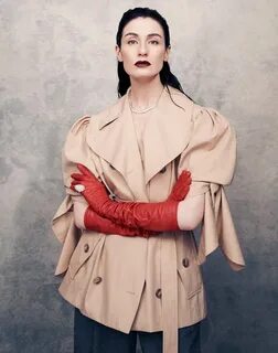 Erin O'Connor Is Lensed By Nic Jottkandt For Harper's Bazaar