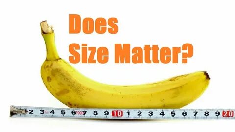 Does Size Matter? - YouTube