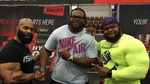 C.T. Fletcher & Keven The Hulk Washington Chilling With Char